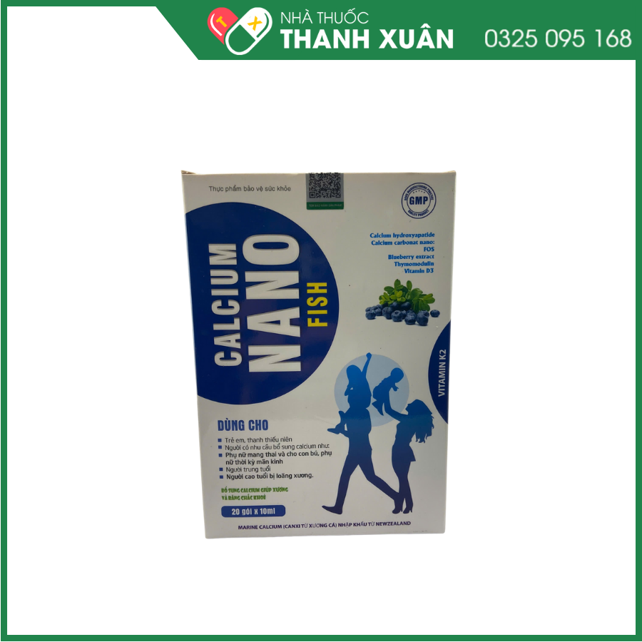 Calcium Nano Fish thực phẩm bổ sung canxi